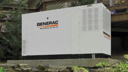 Generac generator installed by Elite Electrical Services.